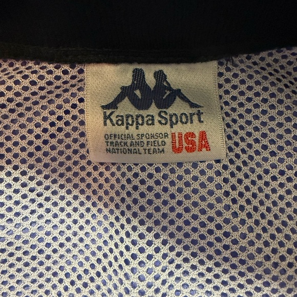 Vintage 90s Kappa Hooded Windbreaker 1/2 Zip Up Jacket RARE Y2K casual - Picture 5 of 10
